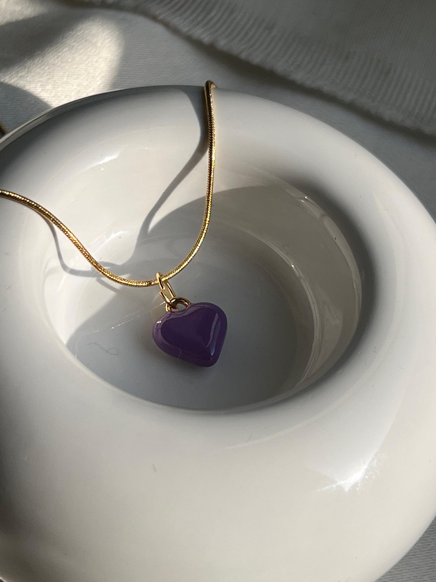 Love Heart Charm Necklace