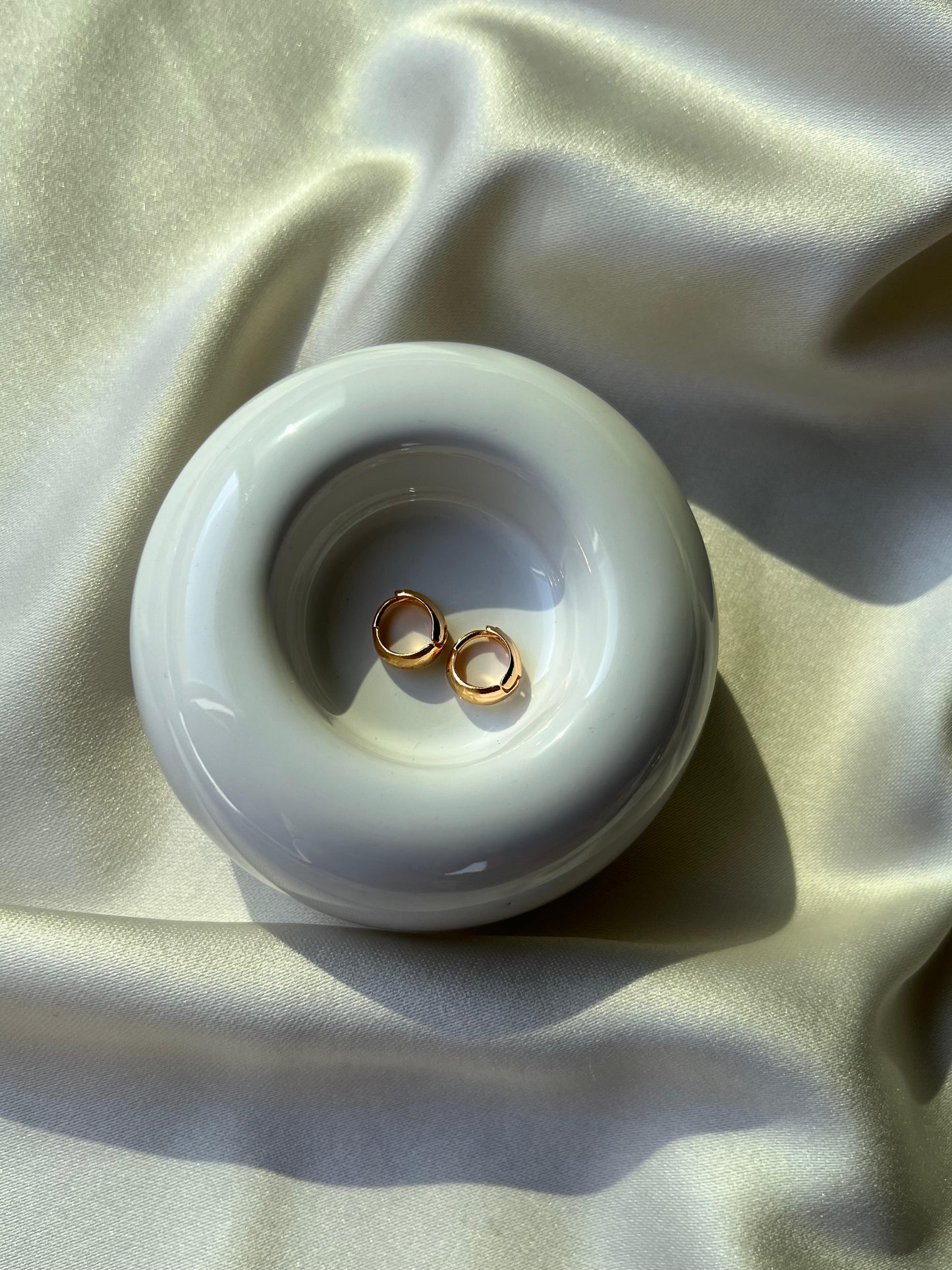 Golden Gleam Mini Hoop Earrings