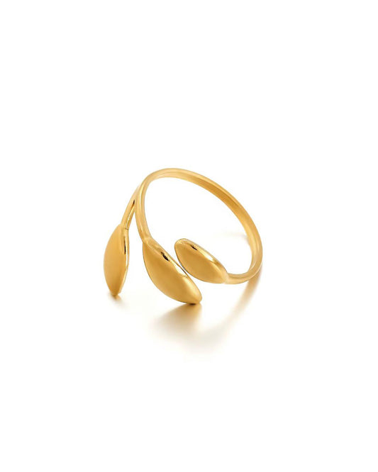 Motiyaar Elara Leaf Wrap Ring