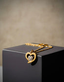 Zircon Heart shaped necklace