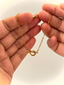 Gold Hearts Knot Pendant