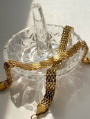 Gold Mesh Chain Bracelet