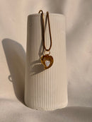 Zircon Heart shaped necklace