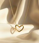 Hollow Glow Heart Necklace
