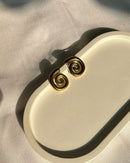 Spiral-Gold Hoops