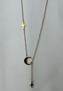 Moon-star necklace