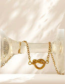Gold Hearts Knot Pendant