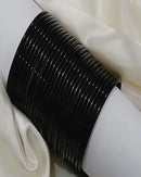 Motiyaar Black Glass Bangles