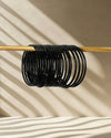 Motiyaar Black Glass Bangles