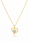 Zircon Heart shaped necklace
