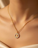 Gold Bear necklace