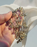Kashmiri Gold & Silver Floral Bangles