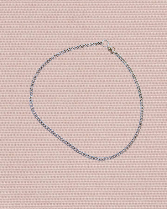 Silver Curb Bracelet