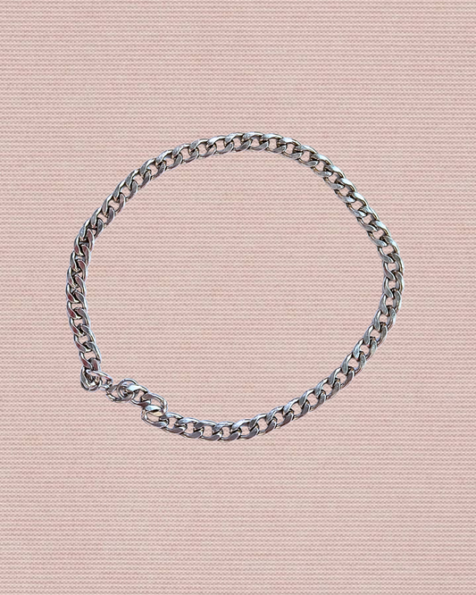 Silver Cuban Link Bracelet