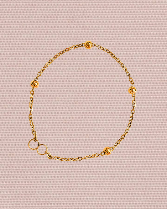Golden Orb Station Bracelet