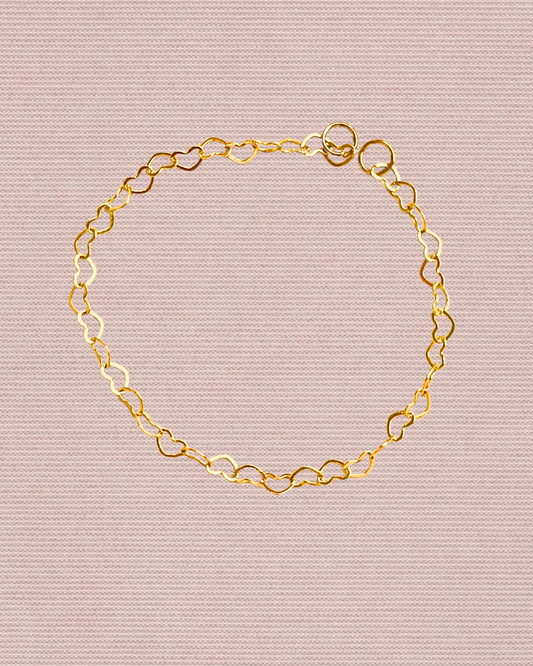 Infinity Heart Link Bracelet