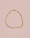 Sleek Paperclip Chain Anklet