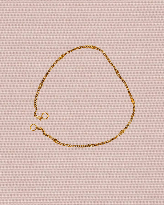 Starburst Curb Chain Anklet