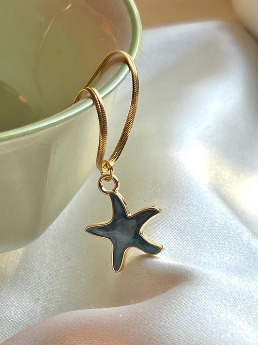 Pendant made of starfish like bead,handmade
