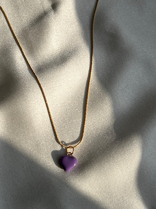 Love Heart Charm Necklace