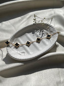 Black Pearl Golden Chain Bracelet