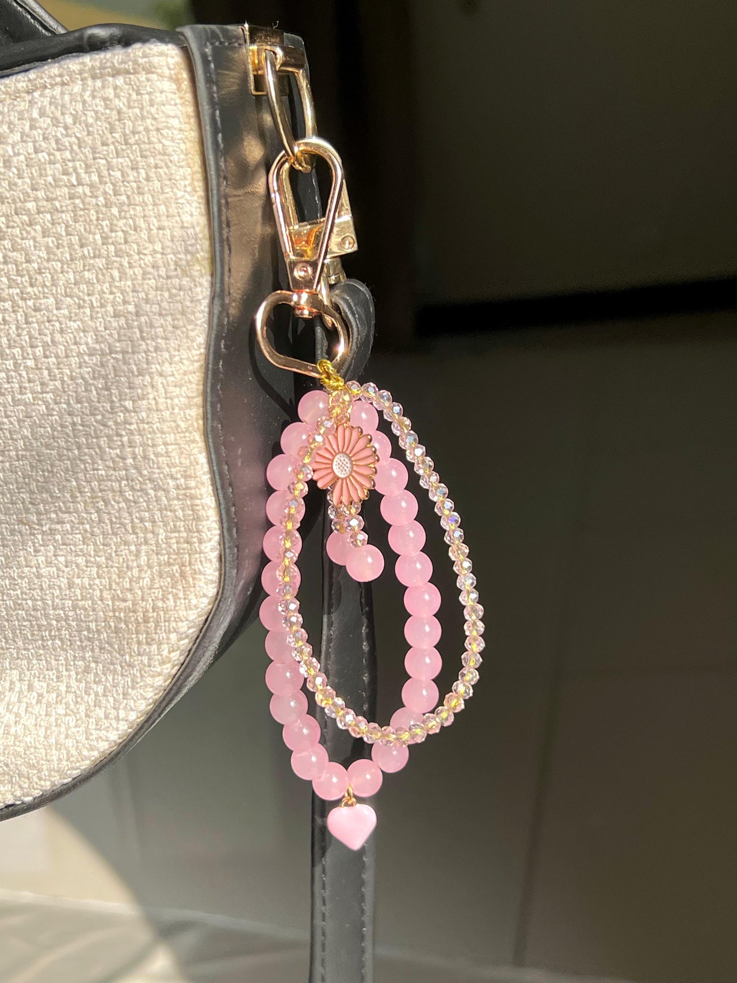 Blush Bloom Pink- KeyChain