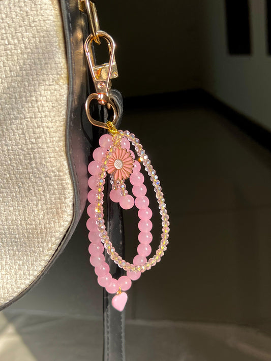 Blush Bloom Pink- KeyChain