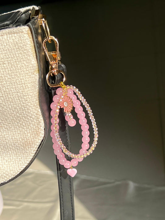 Blush Bloom Pink- KeyChain