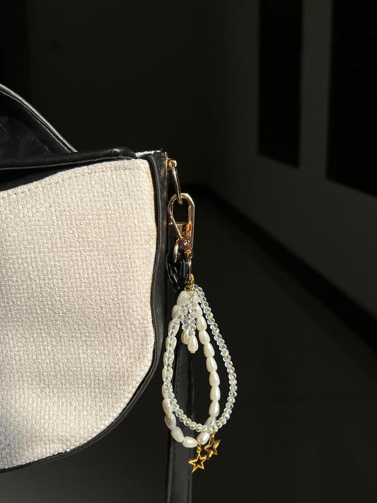Blush Bloom White- Key Chain Collection