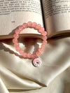 Pink Charm Beaded Bracelet