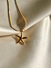 Star fish golden pendant
