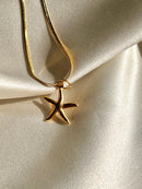 Star fish golden pendant