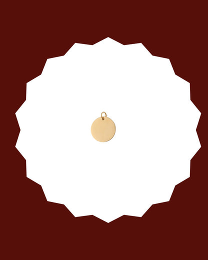 Round Initial Charm