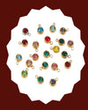Birthstone Golden Charms