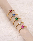 Motiyaar Amoura Heart Stone Ring