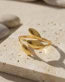 Motiyaar Elara Leaf Wrap Ring