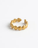 Motiyaar Heart Band Ring