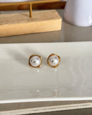 Motiyaar Pearl Dome Studs