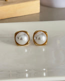 Motiyaar Pearl Dome Studs