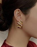 Motiyaar Pearl Wave Studs