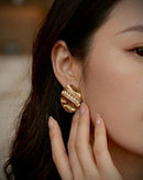 Motiyaar Pearl Wave Studs