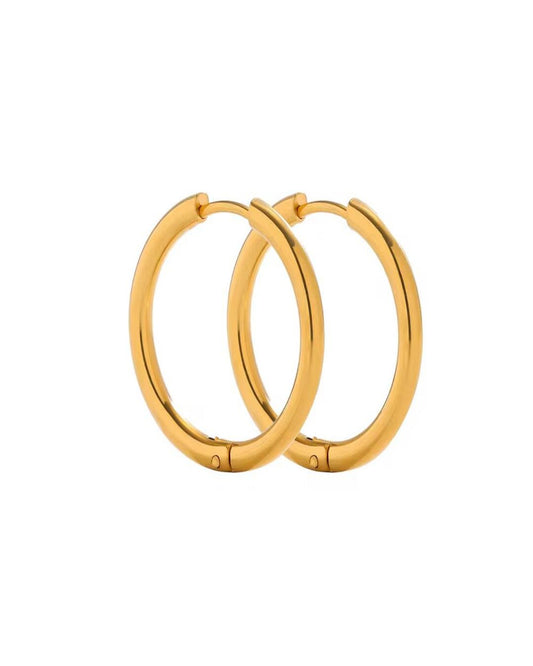 Golden Earing Hoops